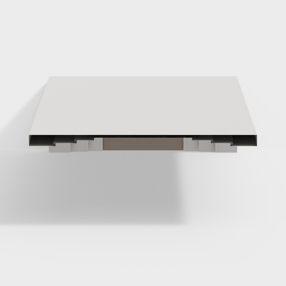 Sleek Minimalist Floating Platform 3D model
