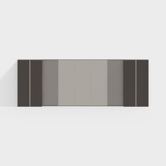 Minimalist Partition Wall 3D model