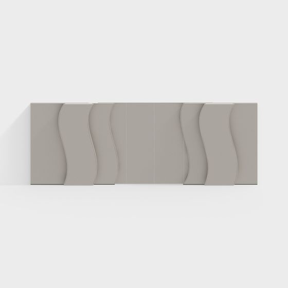 Pared de Fondo Curvada Simple