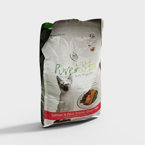 Realistic Pet Food Bag 3D model