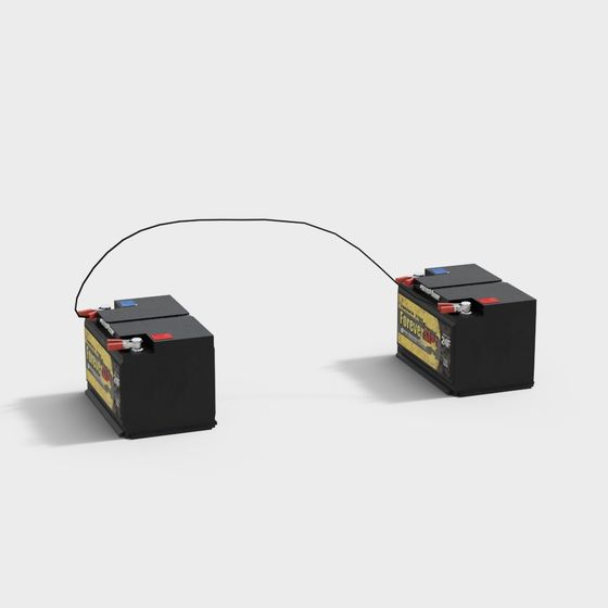 Battery Connector 3D model for Creative Projects