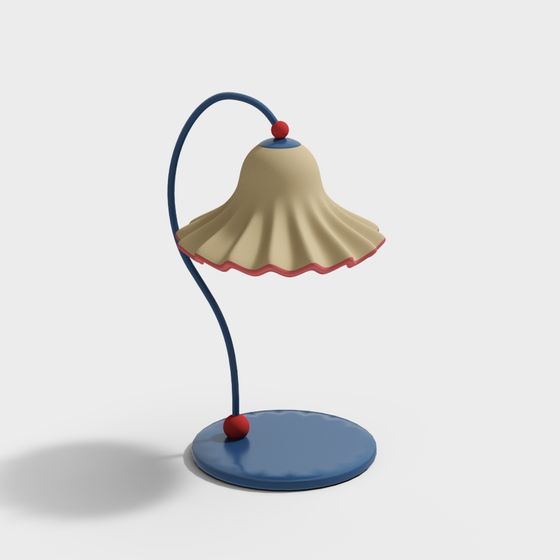 Colorful Bell Lamp 3D model