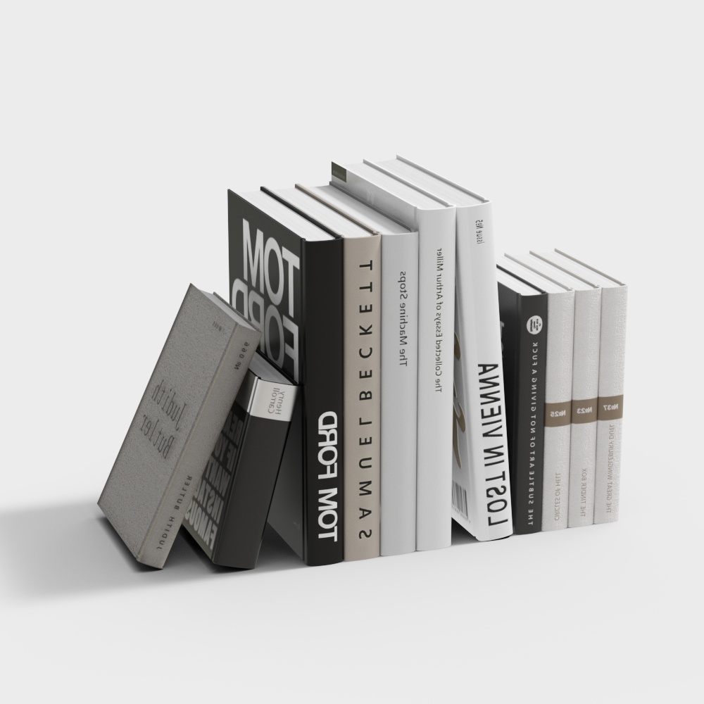 Modern Book Ornament