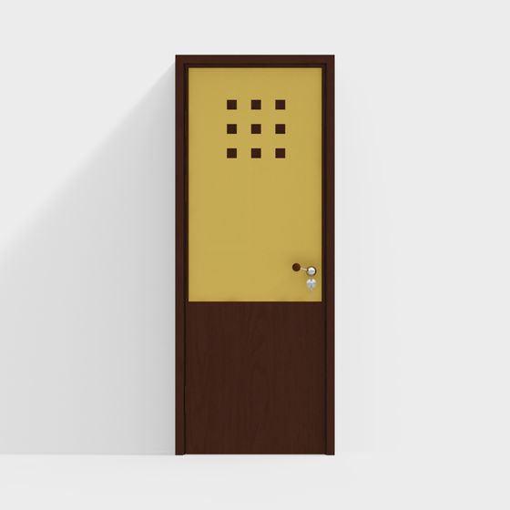 Minimalist Door 3D model