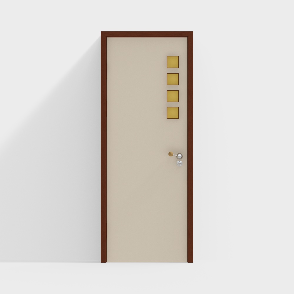 Modern Dopamine Bedroom Door