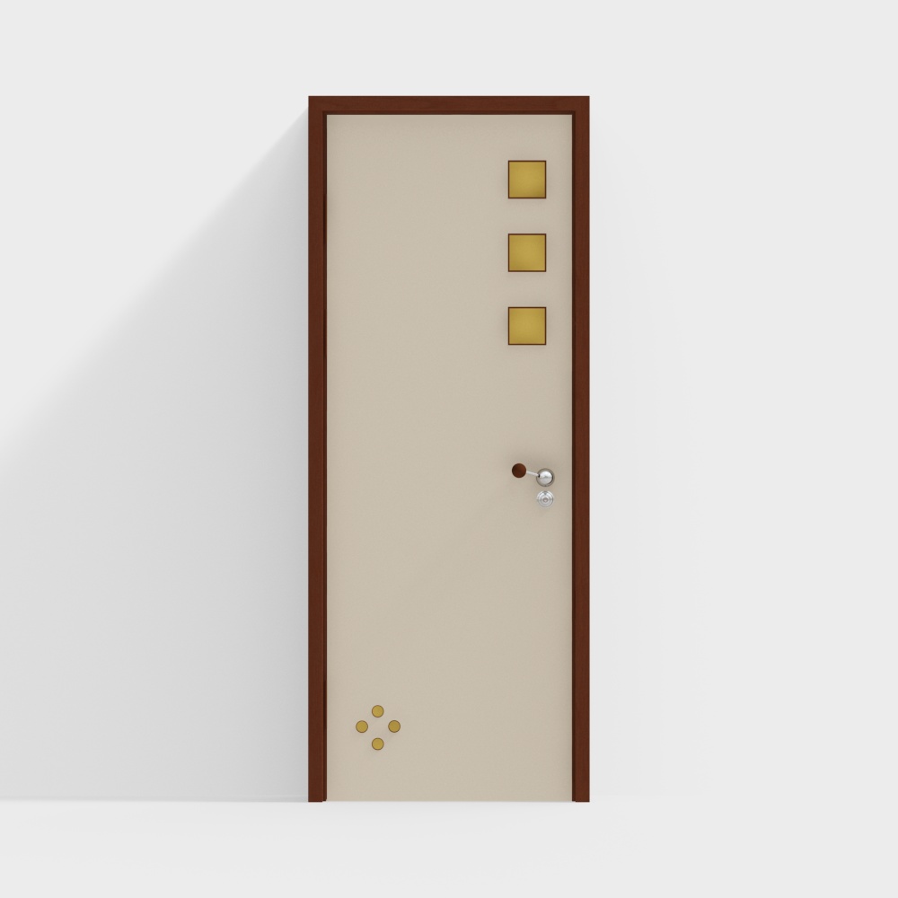 Modern Dopamine Bedroom Door