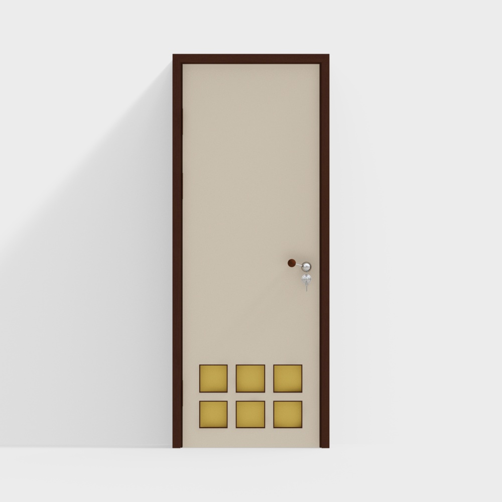 Modern Dopamine Bedroom Door
