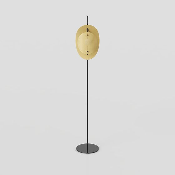 Stylish Floor Lamp 3D model for Contemporary Interiors