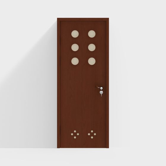 Minimalist Door 3D model