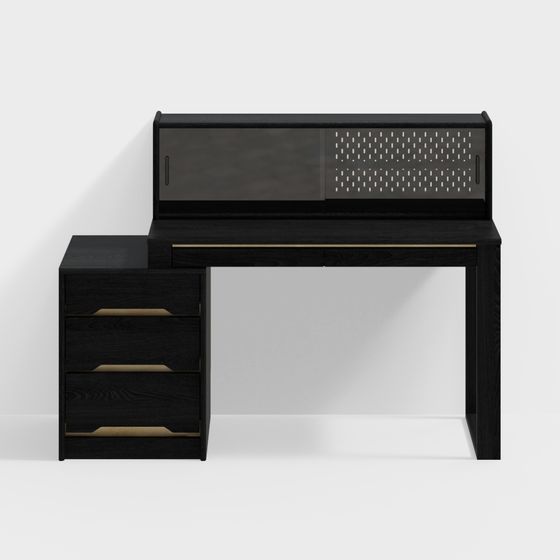 Weiß Esche Holz Mehrfach-Kommode mit 3 Schubladen und Oberschrank