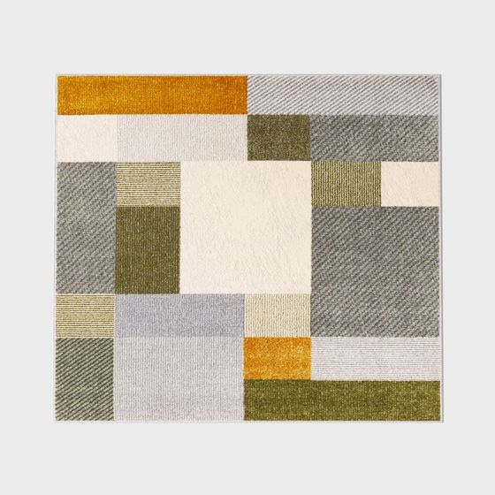 Abstract Patchwork Rug 3D model for Creative Spaces