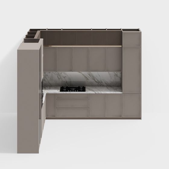 モダンなイタリアスタイルのキッチンキャビネット