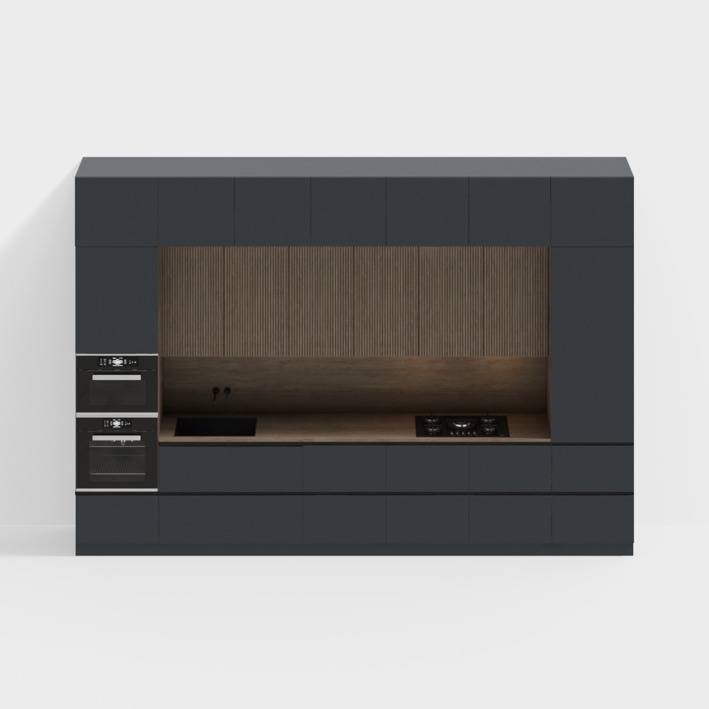 Современный простой шкаф