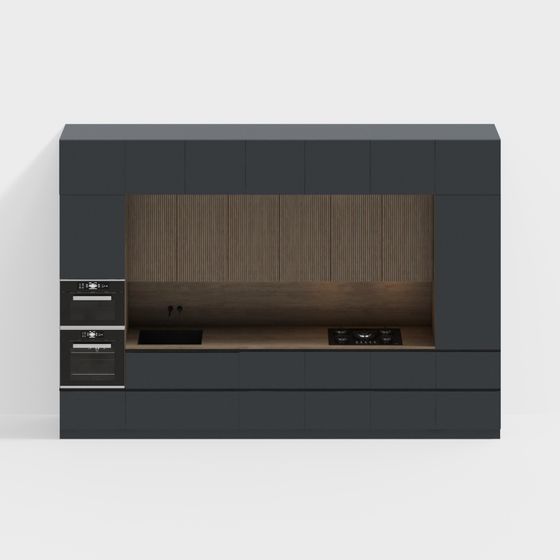 Современный простой шкаф