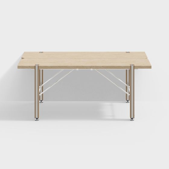 Foldable Workbench 3D model Designed for Modern Aesthetics