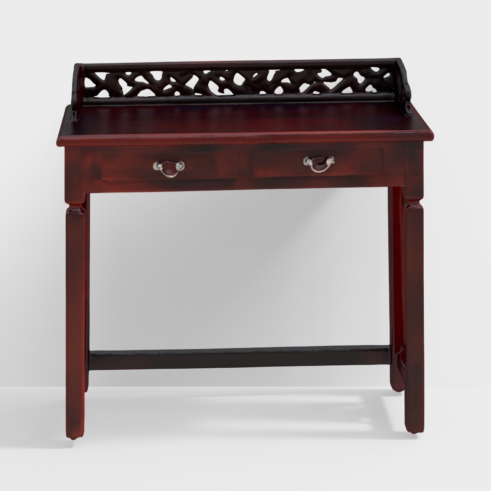 Brown Wood Darshan Table