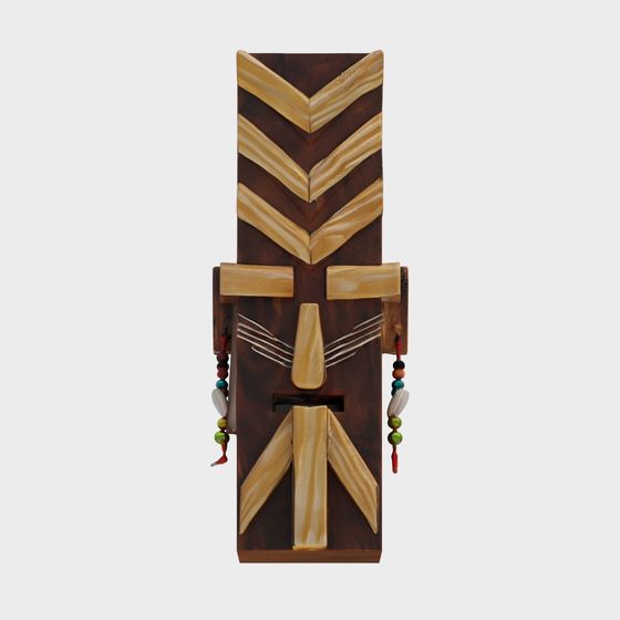 Unique Tiki Totem 3D model for Artistic Creations