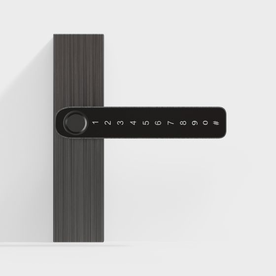 Sleek Smart Door Lock 3D model