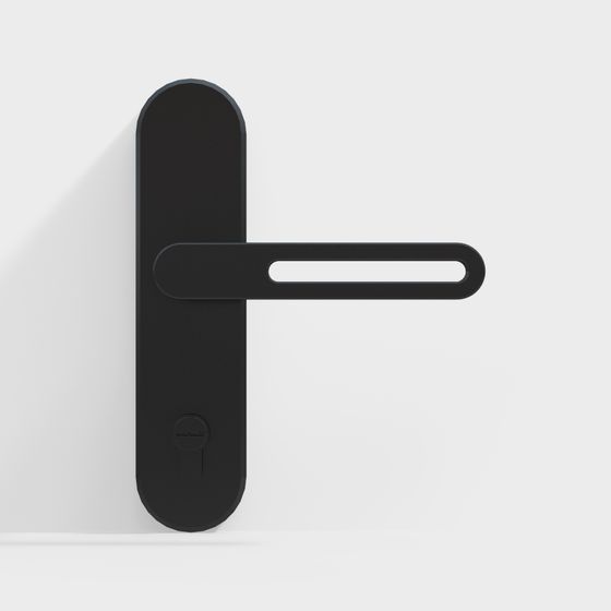 Stylish Modern Door Handle 3D model