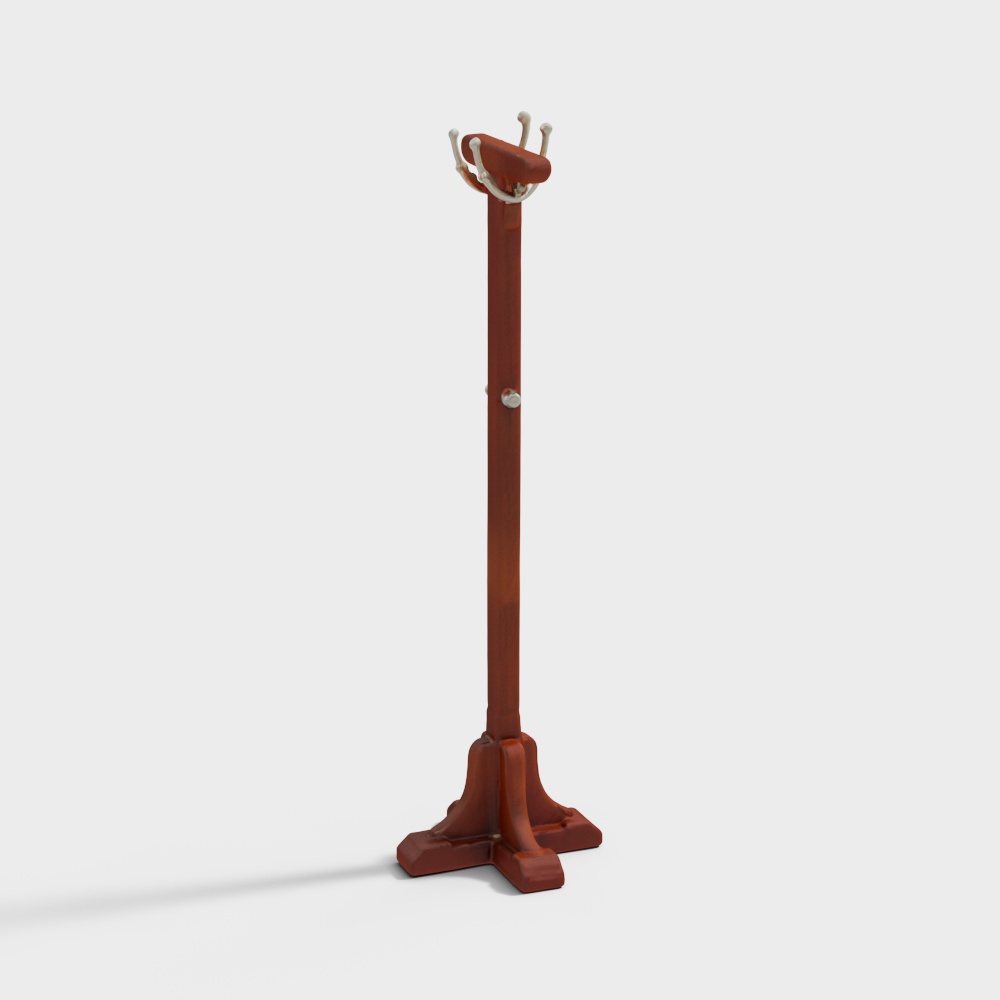 Brown Oliver Wood Coat Stand
