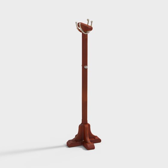 Elegant Vintage Clothes Hanger 3D model