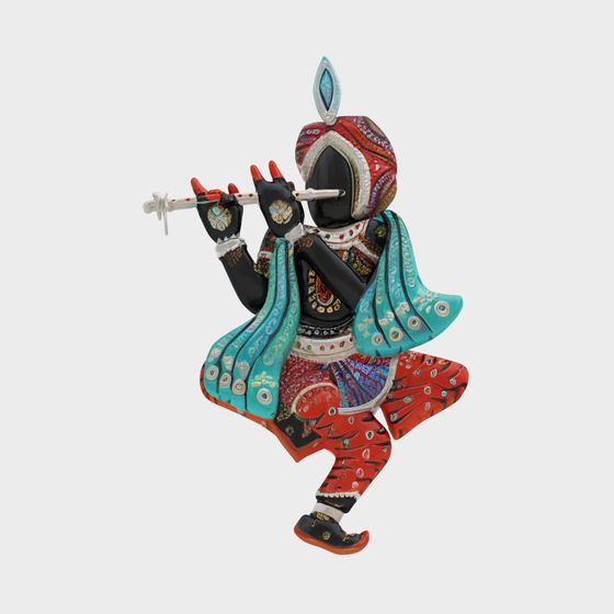 Artistic Flute Player 3D model for Creative Projects