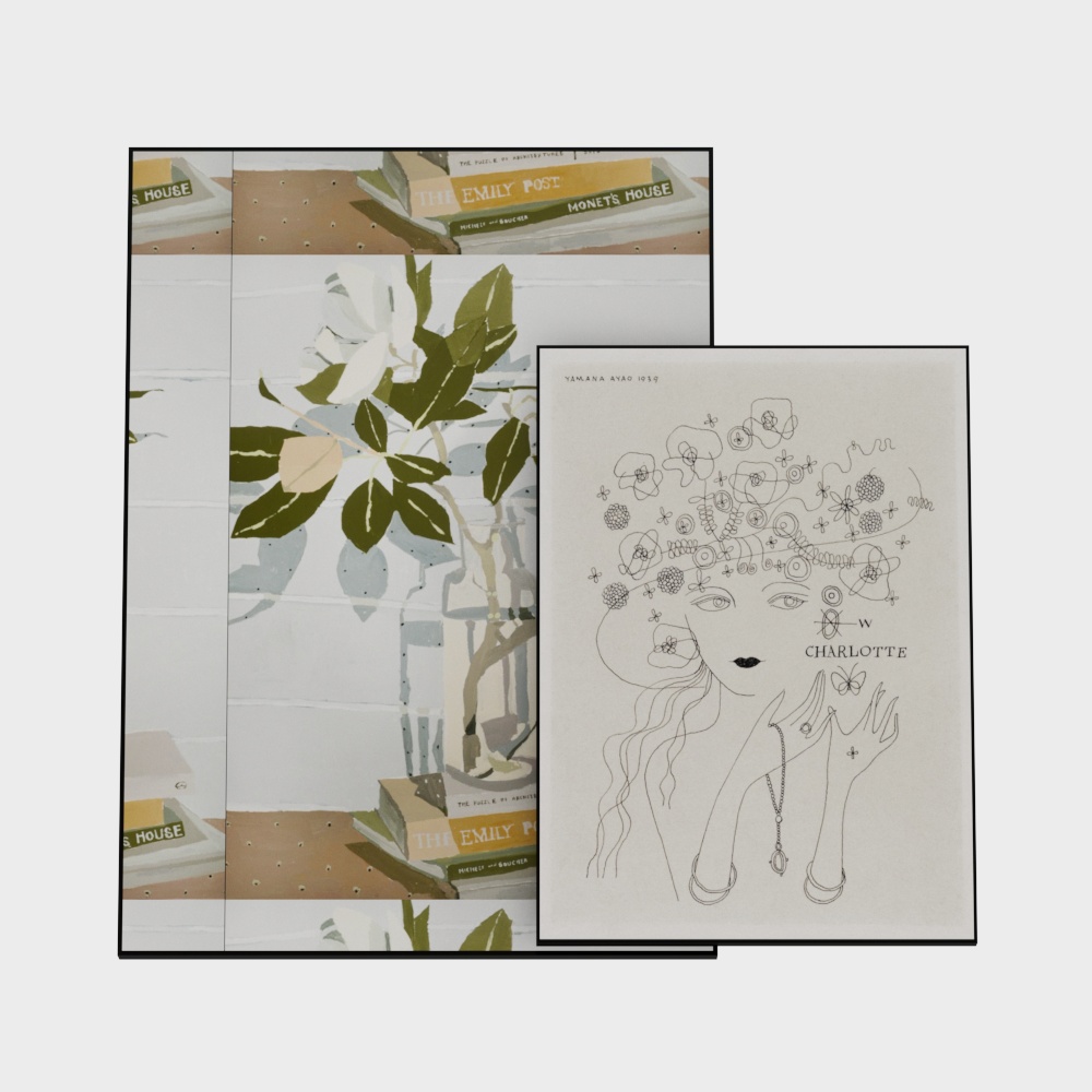 Combination of Decorative Paintings