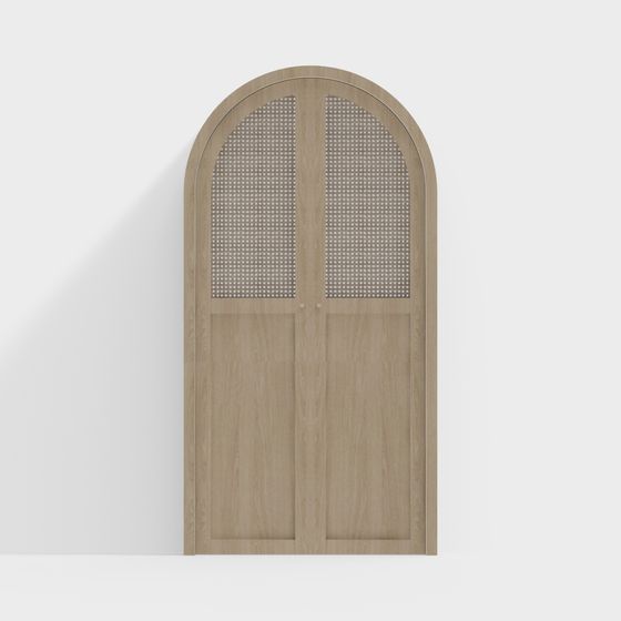 Elegant Arch Door 3D model for Modern Design