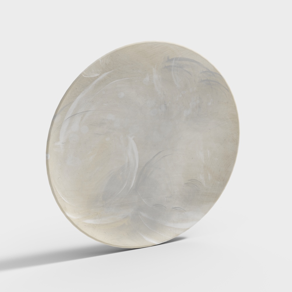 Plato redondo moderno