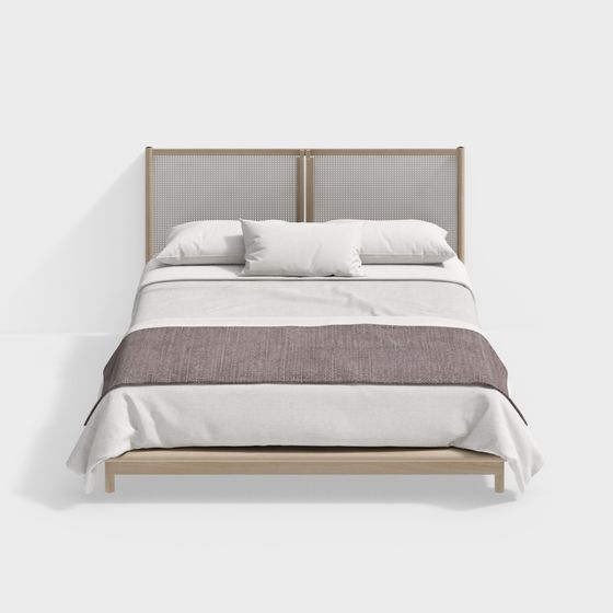 Einfaches Doppelbett