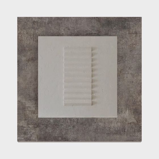 Low-Poly Concrete Window 3D model