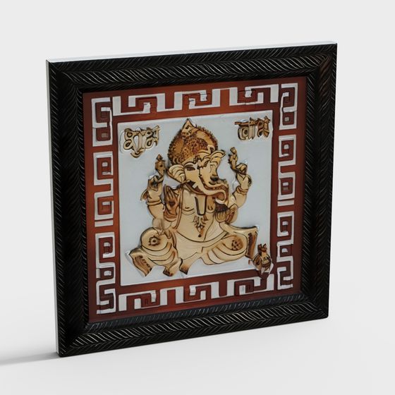 Ganesha Relief 3D model