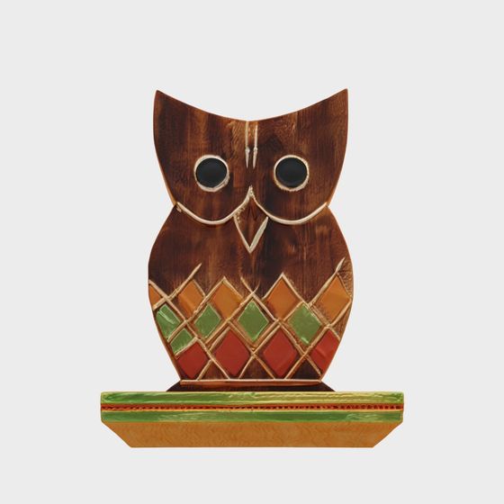 Unique Low-Polygon Owl 3D Model