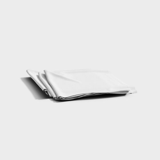 Minimalist Folded Bedsheet 3D model