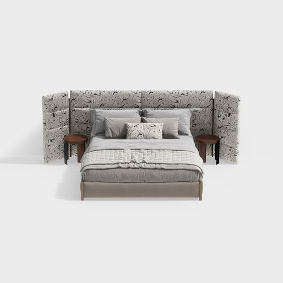 Urban Retreat Bed 3D model