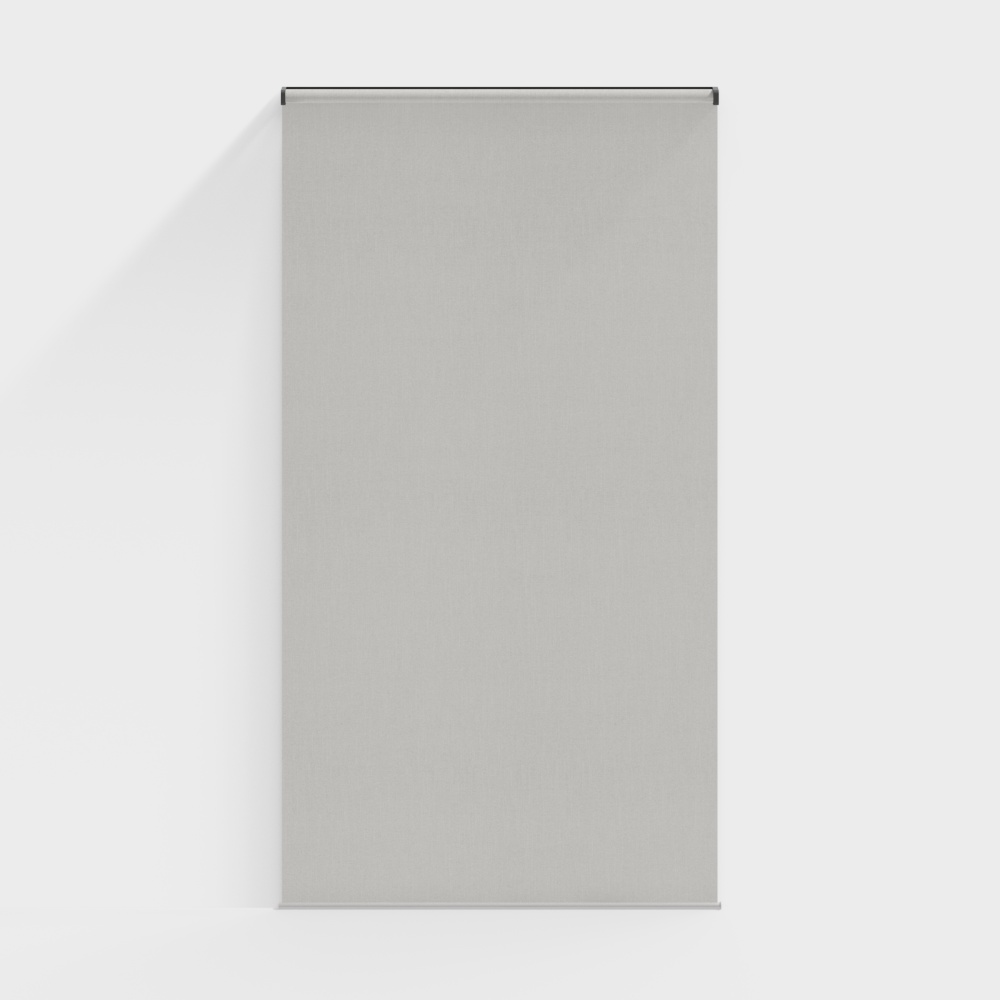 Minimalist Roll-Up Banner 3D model for Creative Projects