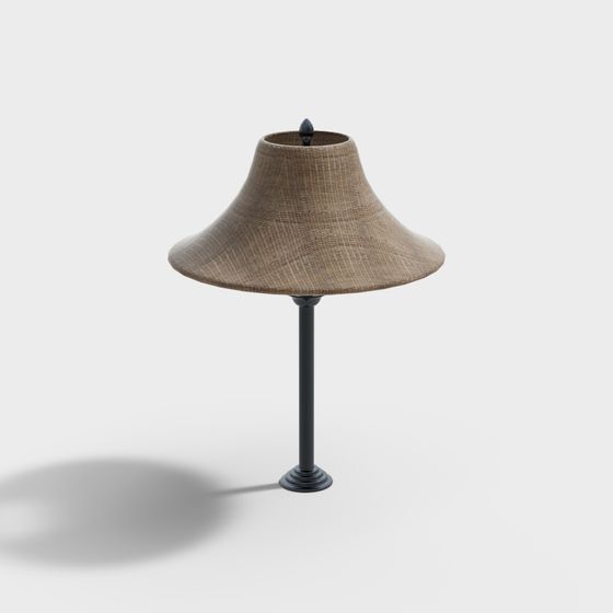 Elegant Minimalist Table Lamp 3D model