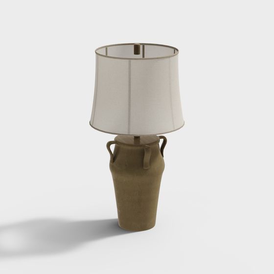 Retro Table Lamp 3D Model for Modern Interiors