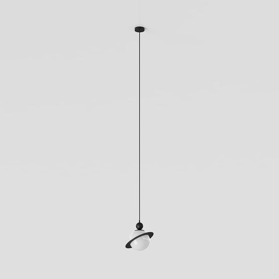 Planet Pendant Light 3D model