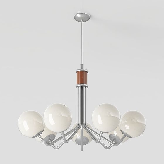 Elegant Vintage Chandelier 3D Model