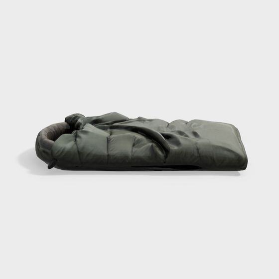 Low Polygon High Detail Sleeping Bag 3D Model