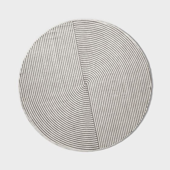 Spiral Rug 3D model: Artistic Minimalism in Design