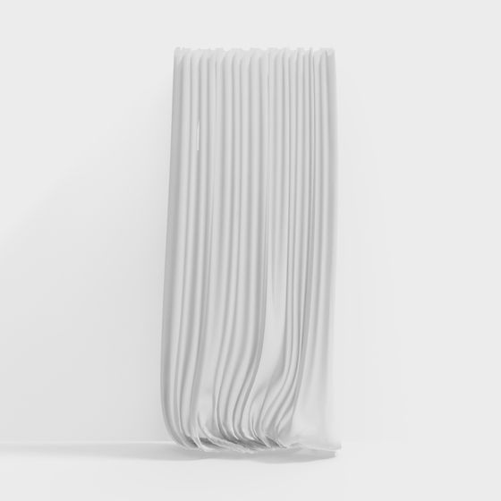 Stylish Drapery 3D Model for Creative Designs