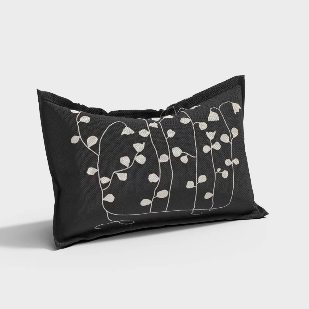 Tappeto Bianco e Nero Minimalista Moderno