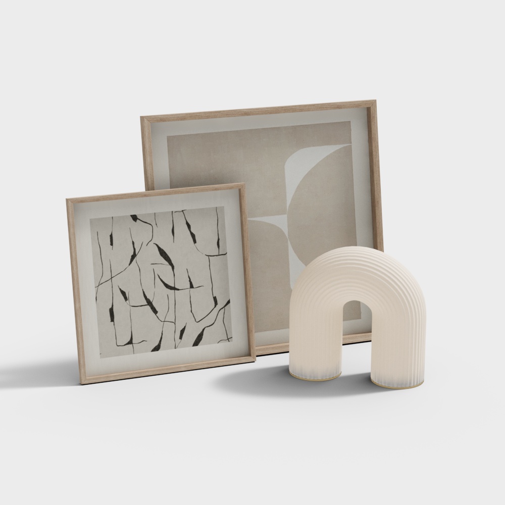 Modern Cream Photo Frame Combination