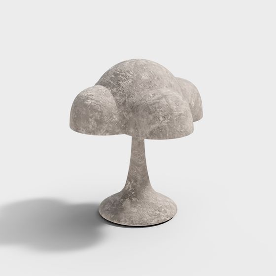 Desert Spirit Mushroom Sculpture 3D model