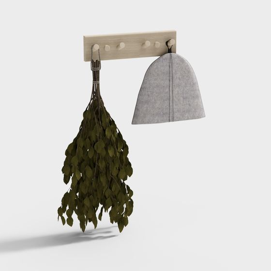 Herb and Bell 3D model – Nature Meets Vintage Charm
