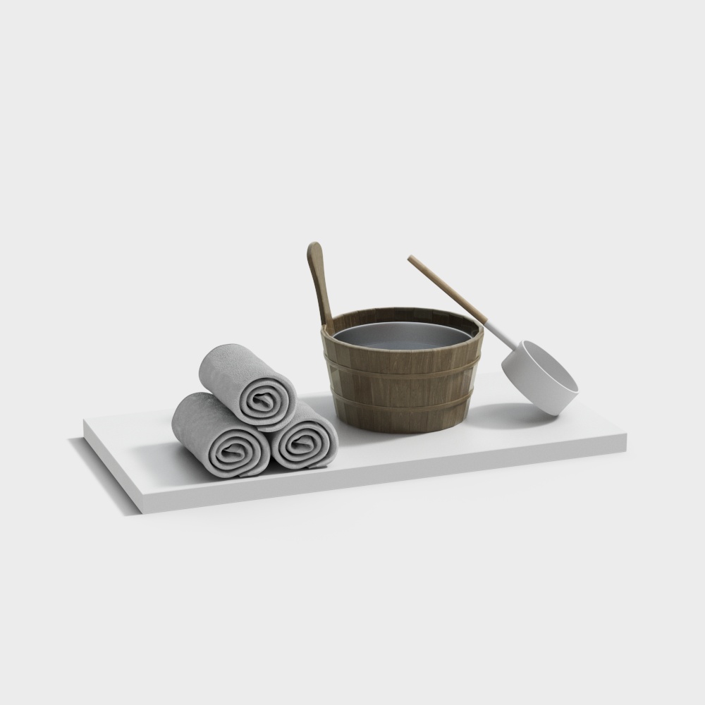 New Chinese Sauna Room Storage Rack