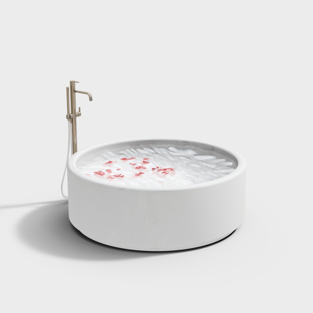 Acrylic Round Bathtub