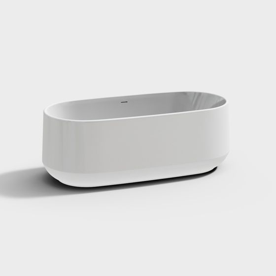 Minimalist Bathtub 3D model